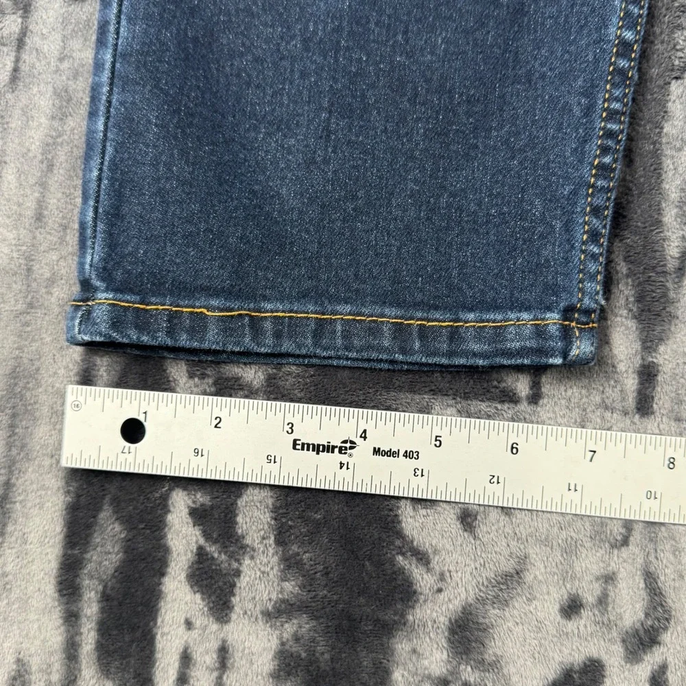 Levi's 502 Regular Taper Jeans Mens 36x30 Dark Wash Blue Denim 29507-2920